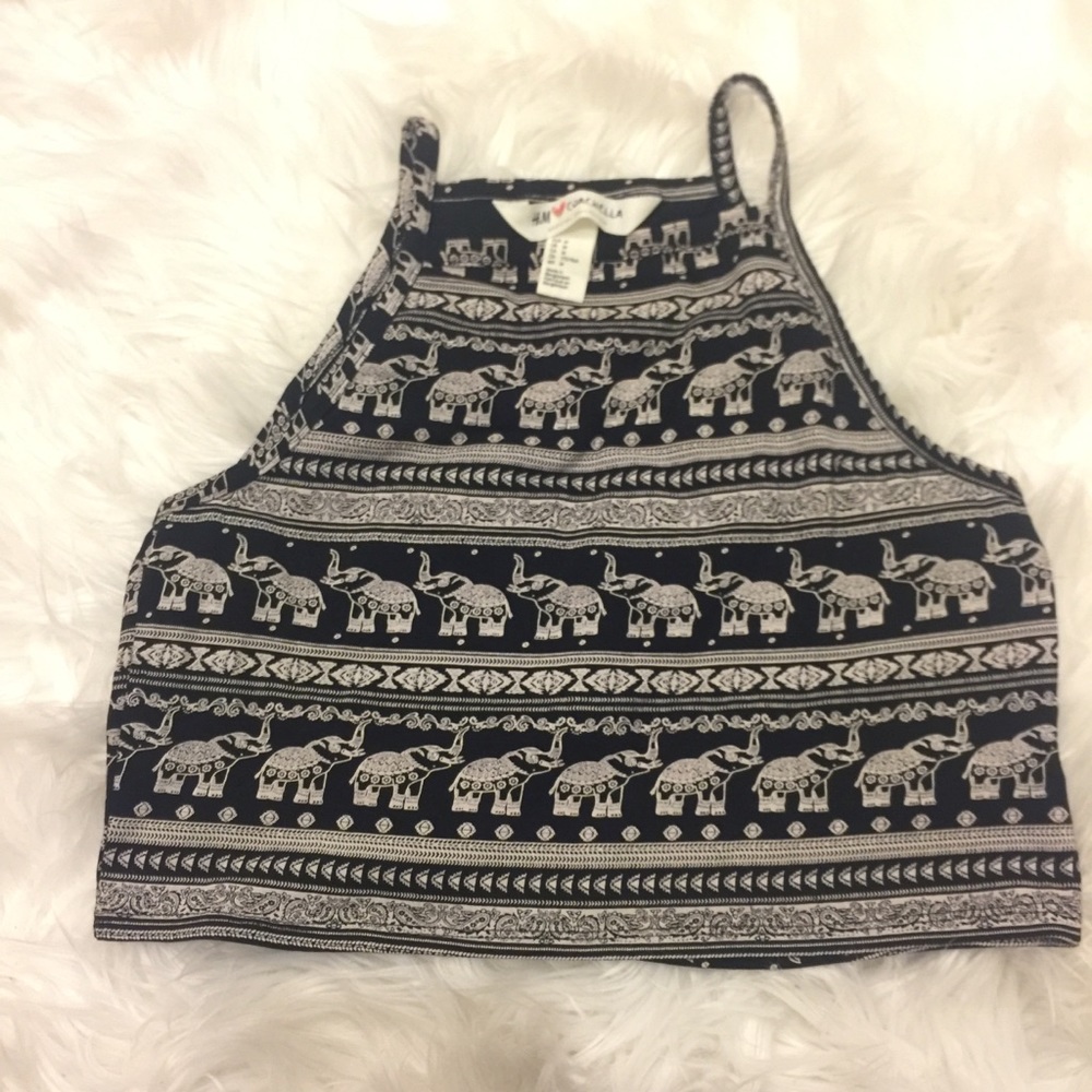 Coachella crop top tank burning man